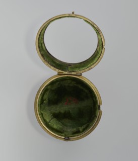 Pocket watch by Jacques Marcet fl. ca. 1725–ca. 1750. Gilded silver, almost spherical, double case;