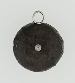 Pocket watch by John Bushman 1692–1720. Silver pocket watch in three cases: outer case covered with