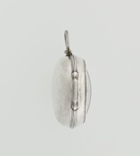 Pocket watch by John Bushman 1692–1720. Silver pocket watch in three cases: outer case covered with