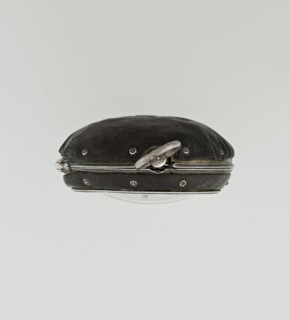 Pocket watch by John Bushman 1692–1720. Silver pocket watch in three cases: outer case covered with