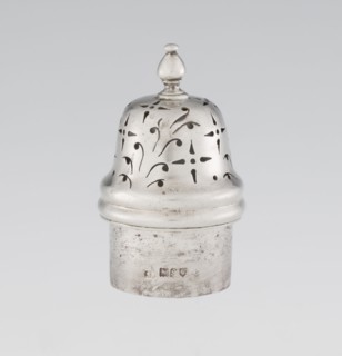 Powdered sugar bowl, maker: Harrod's Stores Ltd; maker/person: Richard Burbidge 1847–1917,