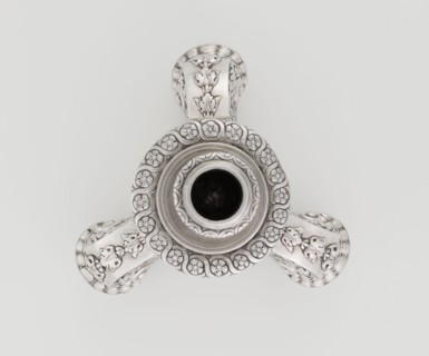Single-candle candlestick by Martin Goldstein fl. 1878–1886 and the firm Vander, C.J., Ltd. London;