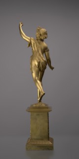Candlestick, lyre iconographic, swans iconographic, 19th century, Paris, France, lighting, height