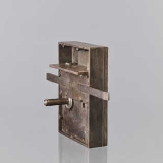 Vault lock by Karol Konstabel, locksmith, 2nd half of the 19th century, Warsaw. Masterpiece marked