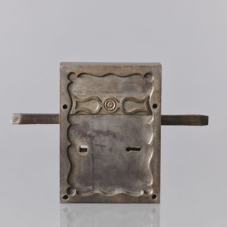Vault lock by Karol Konstabel, locksmith, 2nd half of the 19th century, Warsaw. Masterpiece marked