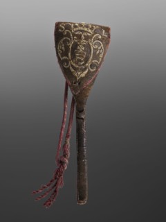 Baroque spoon case with the Korczak coat of arms, coats of arms, Korczak coat of arms, baroque