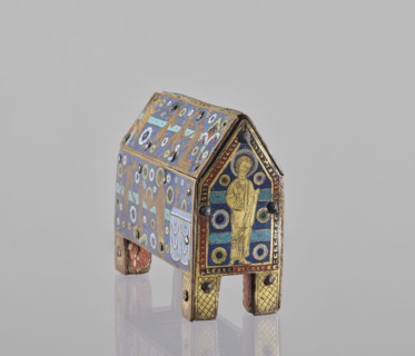 Reliquary box of Saint Valeria of Limoges, Saint Valeria of Limoges; Martialis Saint; bishop; 3rd