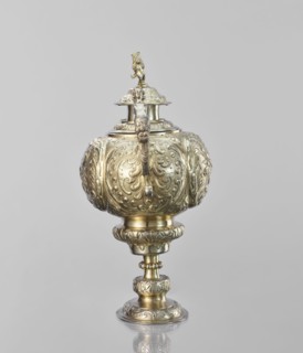 Water tincture, Schweiger, Matthias fl. ca. 1623–1635 goldsmith; herms decorative elements; lions;