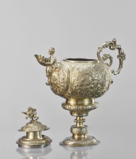 Water tincture, Schweiger, Matthias fl. ca. 1623–1635 goldsmith; herms decorative elements; lions;