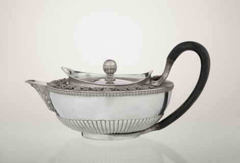Teapot, Rundell Bridge & Rundell fl. ca. 1788–1845 goldsmith's firm, Scott, Digby & Smith, Benjamin