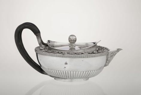 Teapot, Rundell Bridge & Rundell fl. ca. 1788–1845 goldsmith's firm; Scott, Digby & Smith, Benjamin