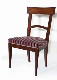 Chair, furnishings of representative buildings of the Republic of Poland 1918–1939, Biedermeier,