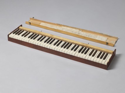 Harmonium, Jacob Deutschmann 1795–1853, 1822–1830. Fisharmonia veneered with mahogany, with a