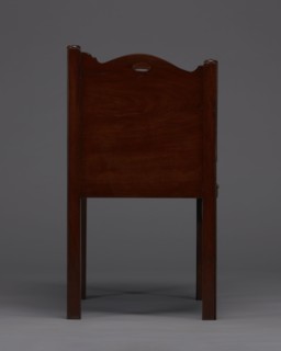 Bedside table with toilet, 4th quarter of the 18th century, England. Bedstand with toilet, with a