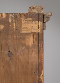 Library cabinet, empire style, 1st quarter of the 19th century, Warsaw, furniture, storage