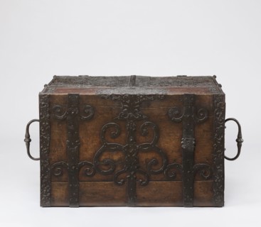 Cabinet, late 17th century, Northern Germany, or Poland, cuboid storage piece height 70.1 cm, width