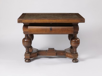 Stock exchange table, provenance unknown, Baroque style, stone tops, rectangular. Rectangular stock