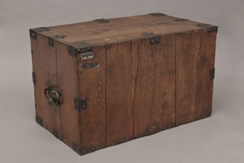 Cabinet, Baroque period, 2nd quarter of the 17th century, Gdansk. A cuboid cabinet with a boarded