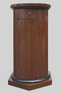 Cabinet-pedestal, message provenance, columns architectural motif, classicism and empire styles,