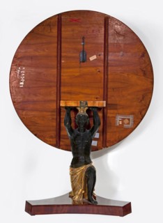 Table, empire style, furnishings of representative buildings of the Republic of Poland 1918–1939,