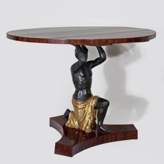 Table, empire style, furnishings of representative buildings of the Republic of Poland 1918–1939,