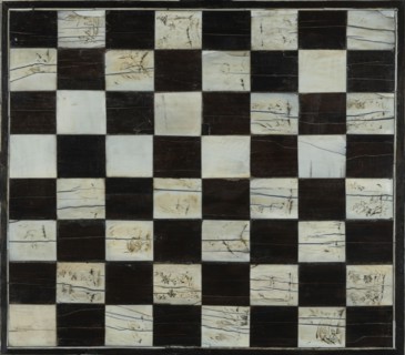 Chess, mill and backgammon box, games, flower vases, chess, plant decoration, baroque style,