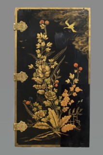 Cabinet, creator unknown, origin unknown, chinoiserie decoration with flowers, birds, trees, rocks,