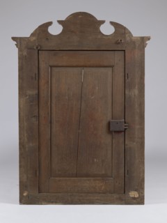 Built-in wardrobe front, gift, baroque, rococo, flowers, ribbon-pincer ornament, vases with