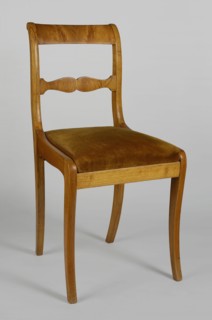 Chair, furnishings of representative buildings of the Republic of Poland 1918–1939, Biedermeier