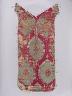 Back of the chasuble, fabrics, metal threads, liturgical vestments, Turkish fabrics, fragments of