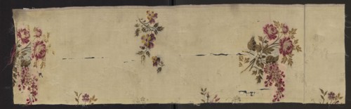 Fragment of fabric, fabrics, fragments of silk fabrics, patterned fabrics, fabrics with preserved