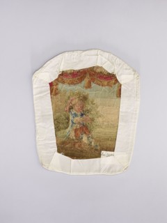 Three tapestry armchair covers, unknown author, varietals, provenance, floral ornaments, genre