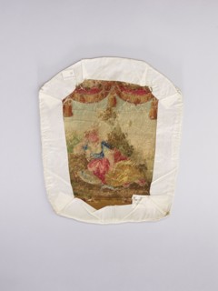 Three tapestry armchair covers, varietals, provenance, motifs: flowers, floral ornaments, genre