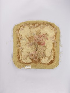 Two tapestry armchair backrest upholsteries and one sofa upholstery, unknown author. Varietal,