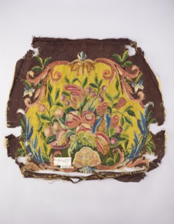 Tapestry upholstery for the seat and backrest of an armchair, unknown author, unknown provenance;