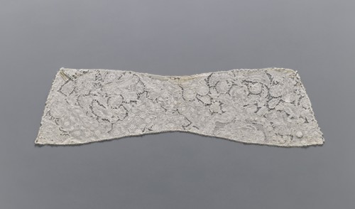 Collar, maker, Kublicki Piottuch, Alfred 1861–1945. Lace clothing accessory collar, early 18th
