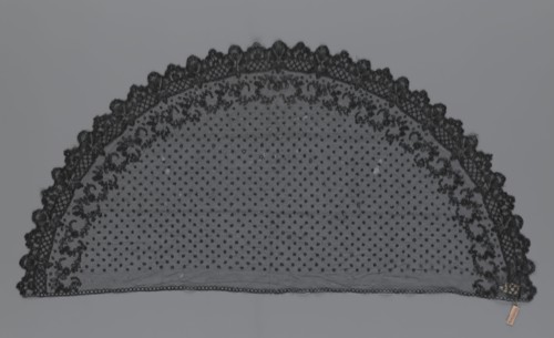 Veil, veils, lace, clothing accessories, fashion. Lace with a floral-geometric pattern running in a