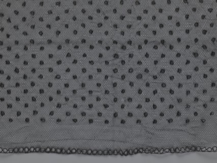 Veil;, lace; clothing accessory; ; fashion. Lace with a floral-geometric pattern running in a wide