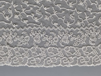 Cape, lace, clothing accessories, women's clothing, fashion, capes, 19th century, Europe, length 75