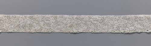 Lace fragment, lace, Binche lace, Henryków Heinrichau, clothing accessory, needle lace with point