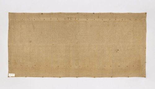 Antependium, Antependium of dark yellow velvet with appliquéd decoration composed of stylized