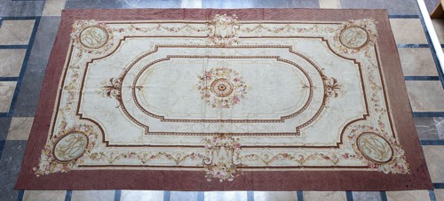 A so-called ceiling tapestry, tapestries, restitution provenance, fabrics, tapestries, knotted