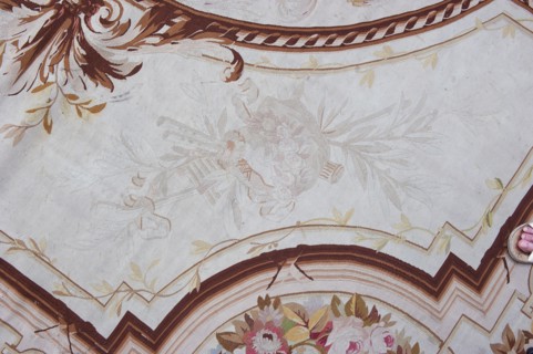 A so-called ceiling tapestry, tapestries, restitution provenance, fabrics, tapestries, knotted