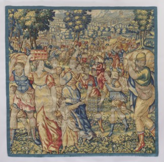 Figural tapestry, Geubels, Franz 1535–1590 artist/workshop, tapestries, battle scenes, antique