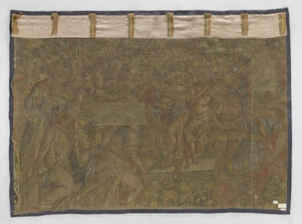 Figural tapestry, Geubels, Franz 1535–1590 maker/workshop, battle scene depicting a victorious