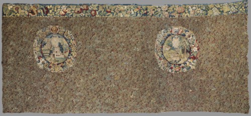 Tapestry, 16th century late 16th century, Flanders. Preserved fragment of fabric, height 164 cm,