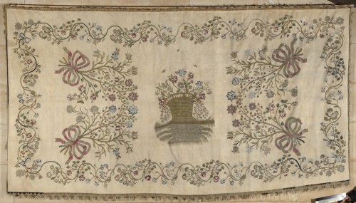 Kilim, Court kilim, 2nd half of the 18th century 18th century, Poland. Woven decorative fabric,