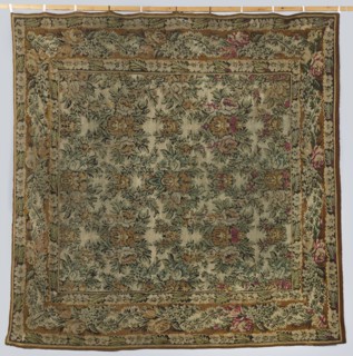Court kilim, visual documentation, manor and home furnishings, decorative fabrics, plant ornaments,
