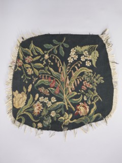 Tapestry covering, Leaves and floral ornaments; decorative fabric for interior furnishings. Design: