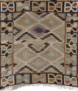 Kilim, Kilim, Podolia Ukraine origin; Poland cultural association. Decorative fabric for interior